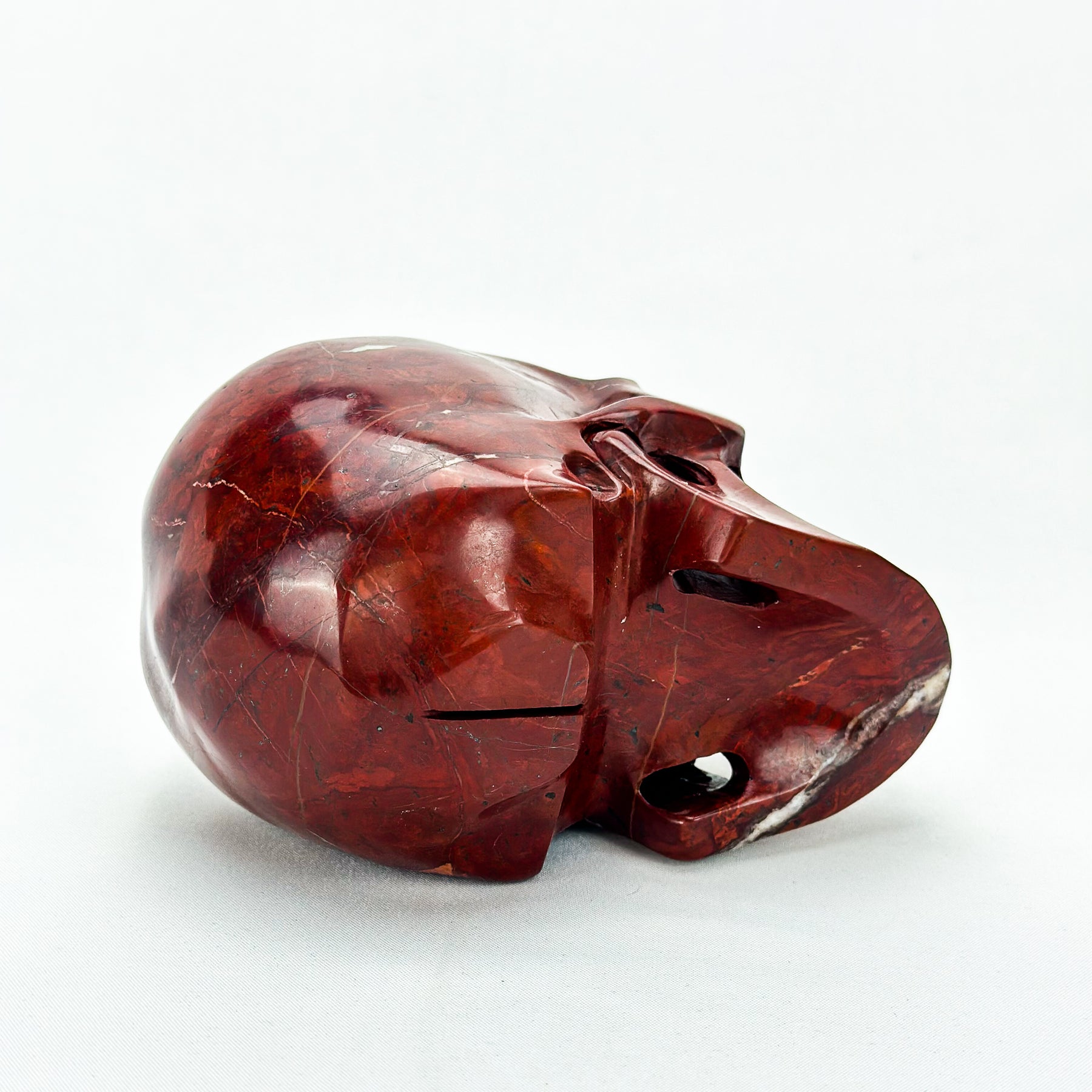 Red Jasper 4.75" Crystal Skull