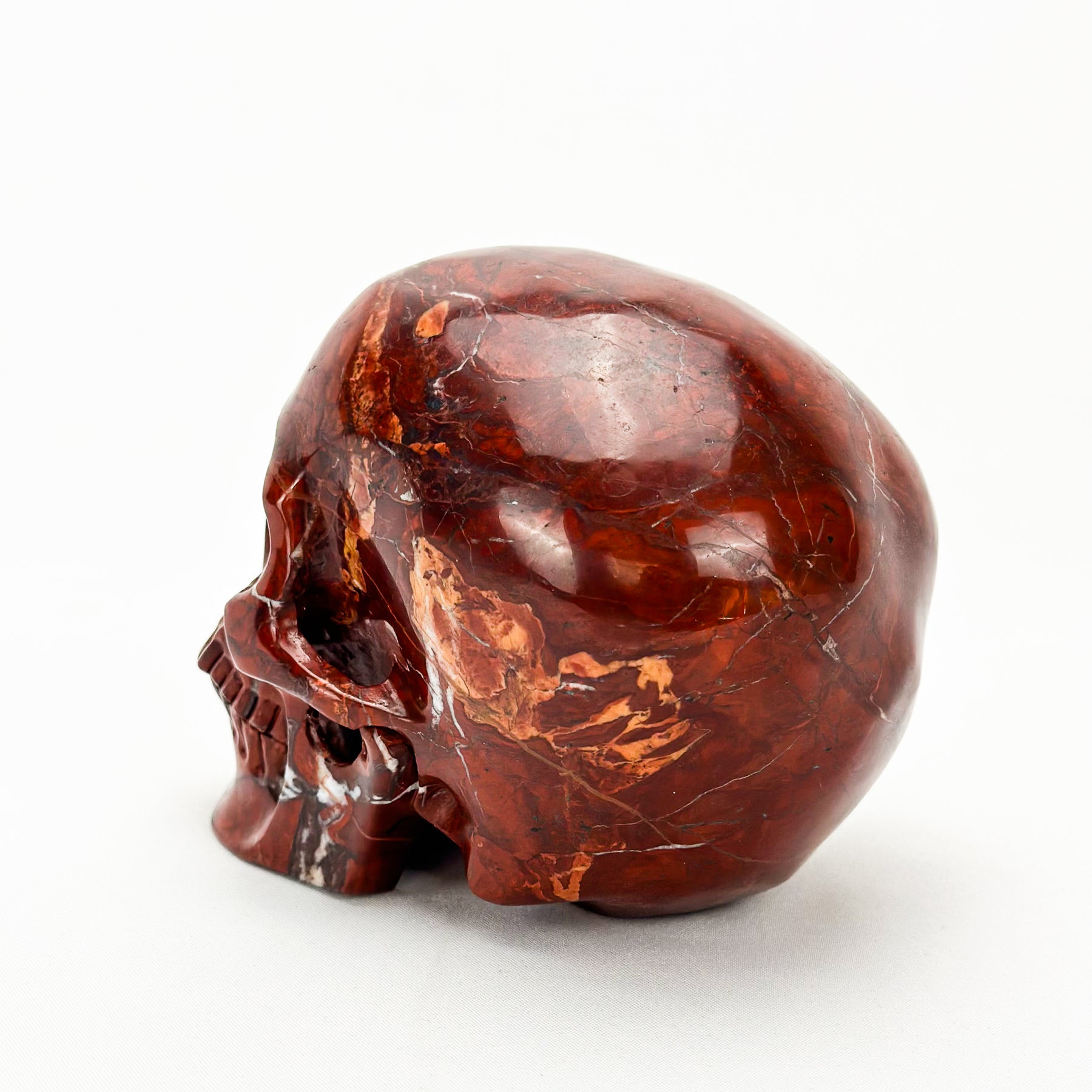 Red Jasper 4.75" Crystal Skull
