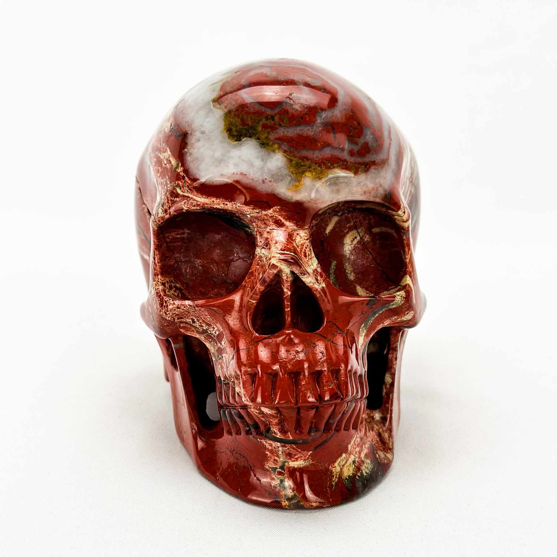 Red Jasper 4.75" Crystal Skull