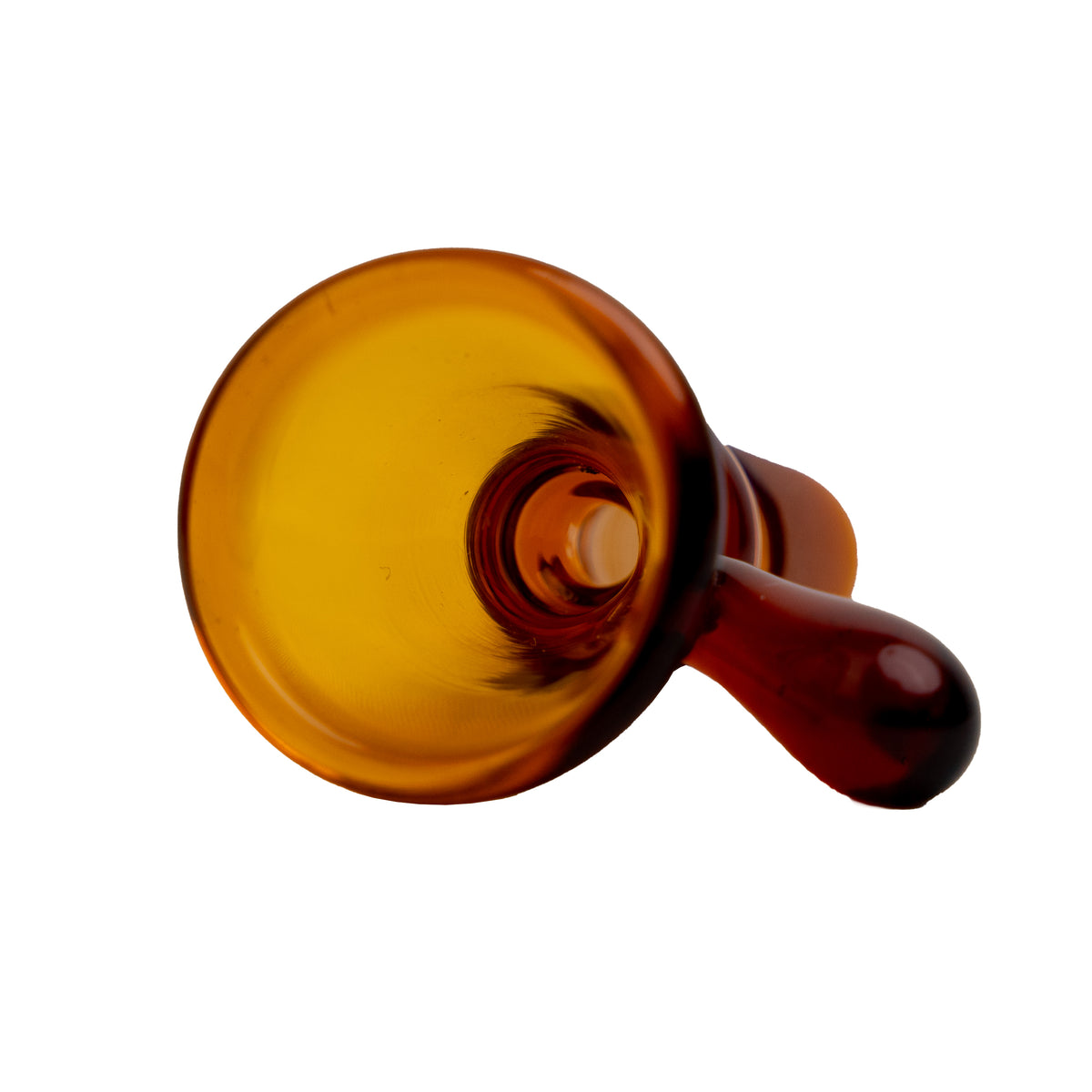 14mm amber glass bowl