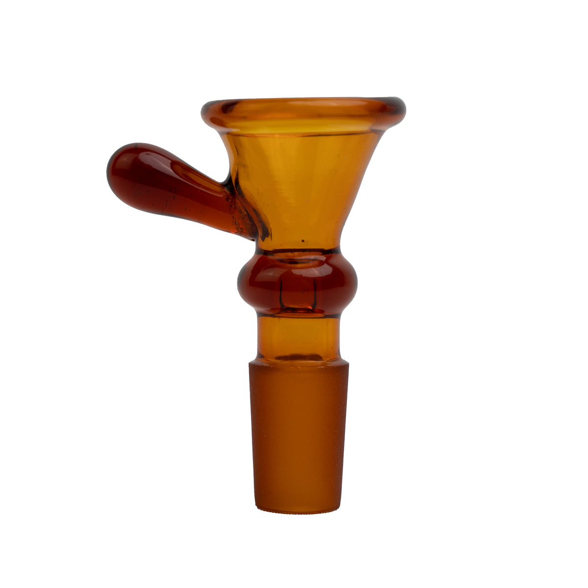 14mm amber glass bowl
