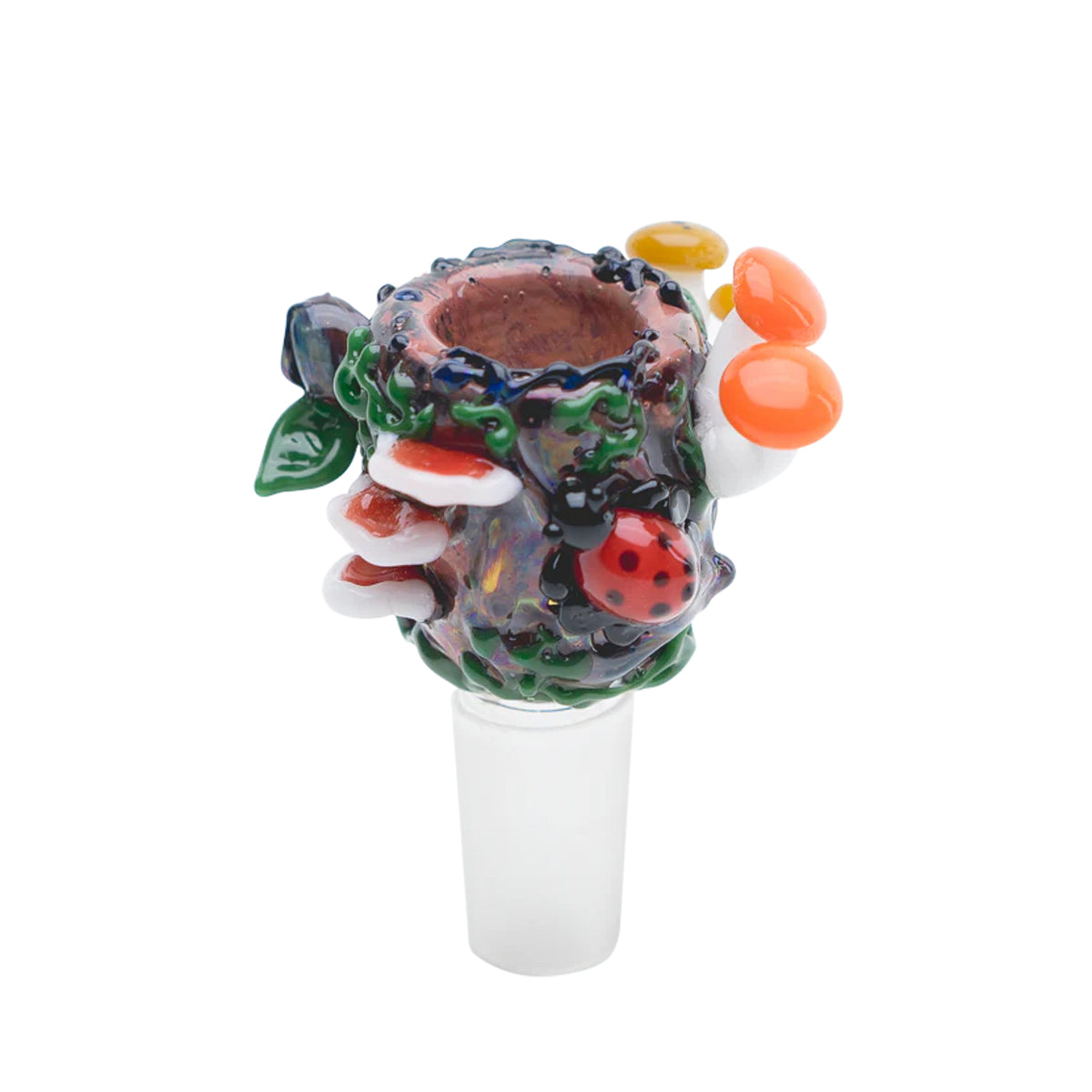 tree stump glass bowl