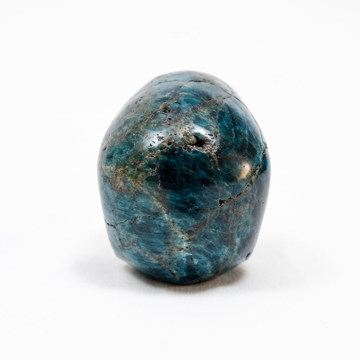 Blue Apatite Crystal Skull - Hand Carved 4" Reiki, Chakra Healing Crystal Skull Stones RARE