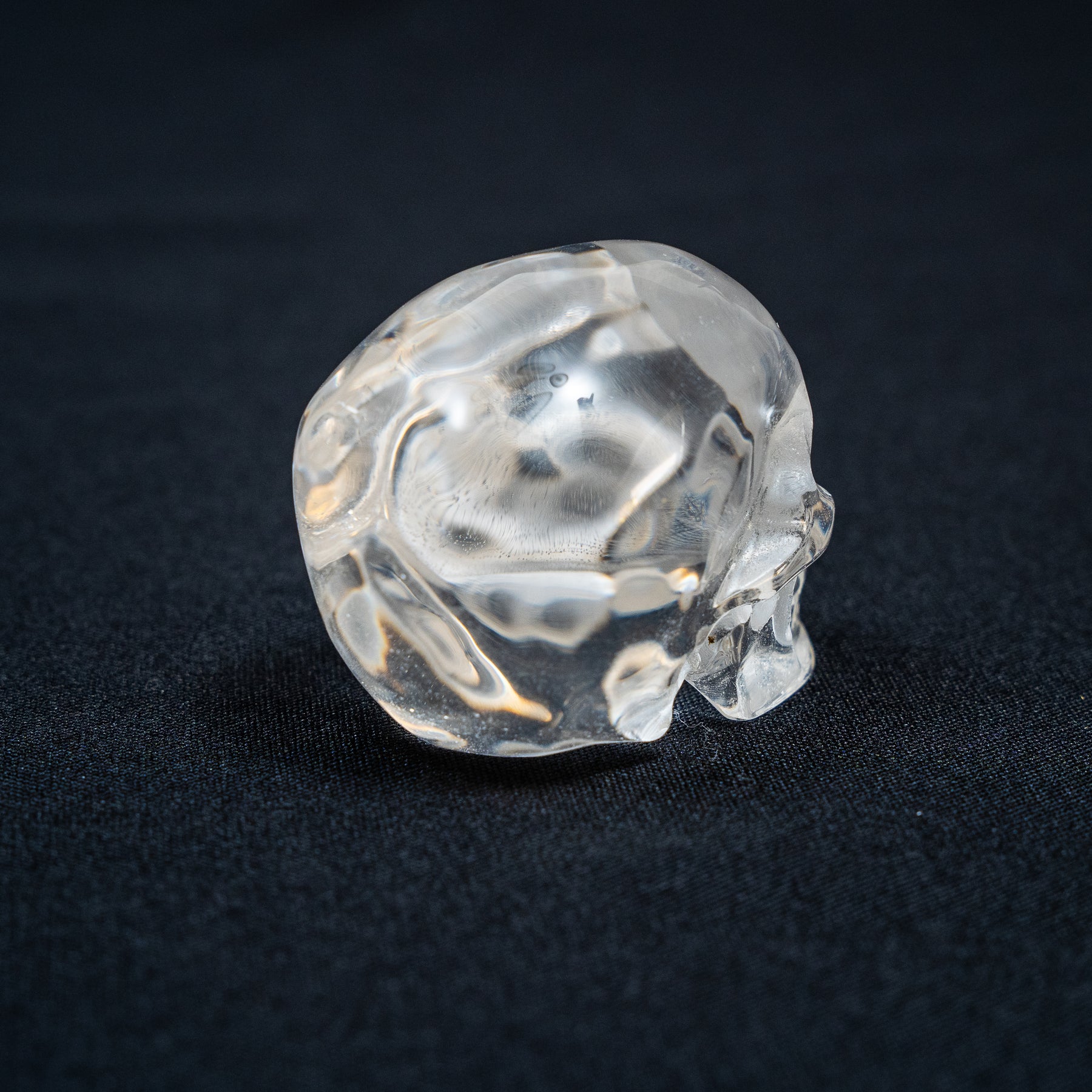 High Quality Clear Quartz Crystal Skull - Hand Carved 2.5" Reiki Chakra Healing Crystal Skull Stones