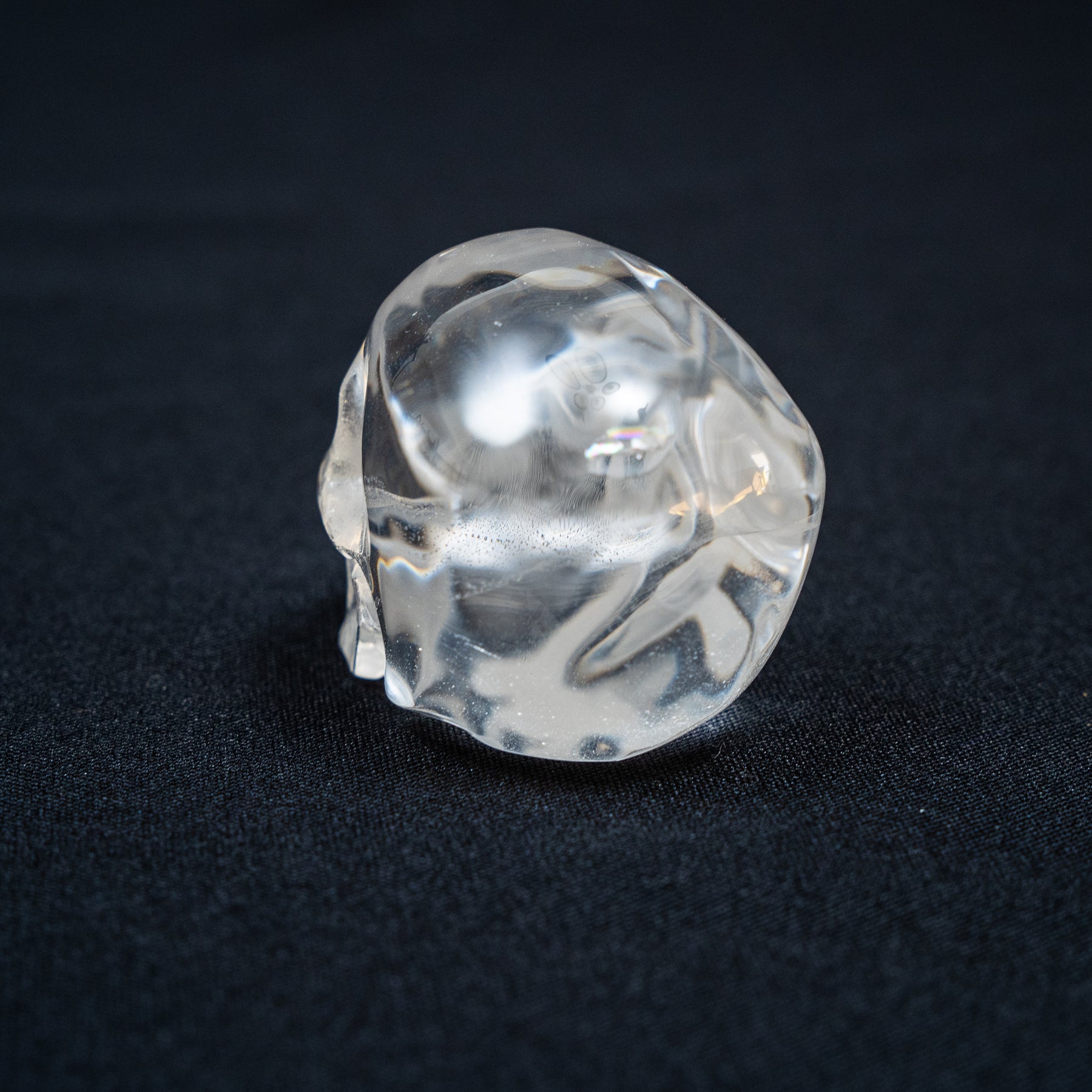 High Quality Clear Quartz Crystal Skull - Hand Carved 2.5" Reiki Chakra Healing Crystal Skull Stones