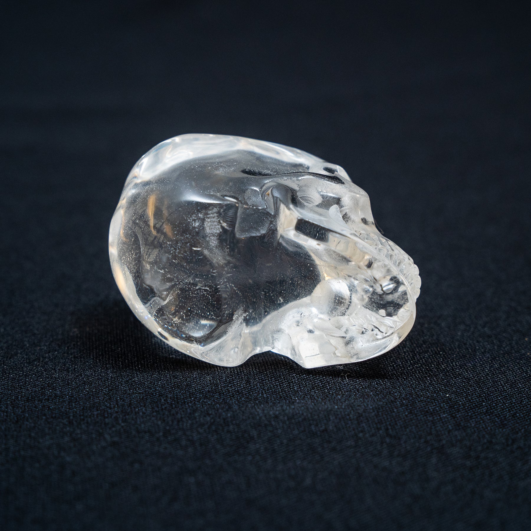 High Quality Clear Quartz Crystal Skull - Hand Carved 2.5" Reiki Chakra Healing Crystal Skull Stones