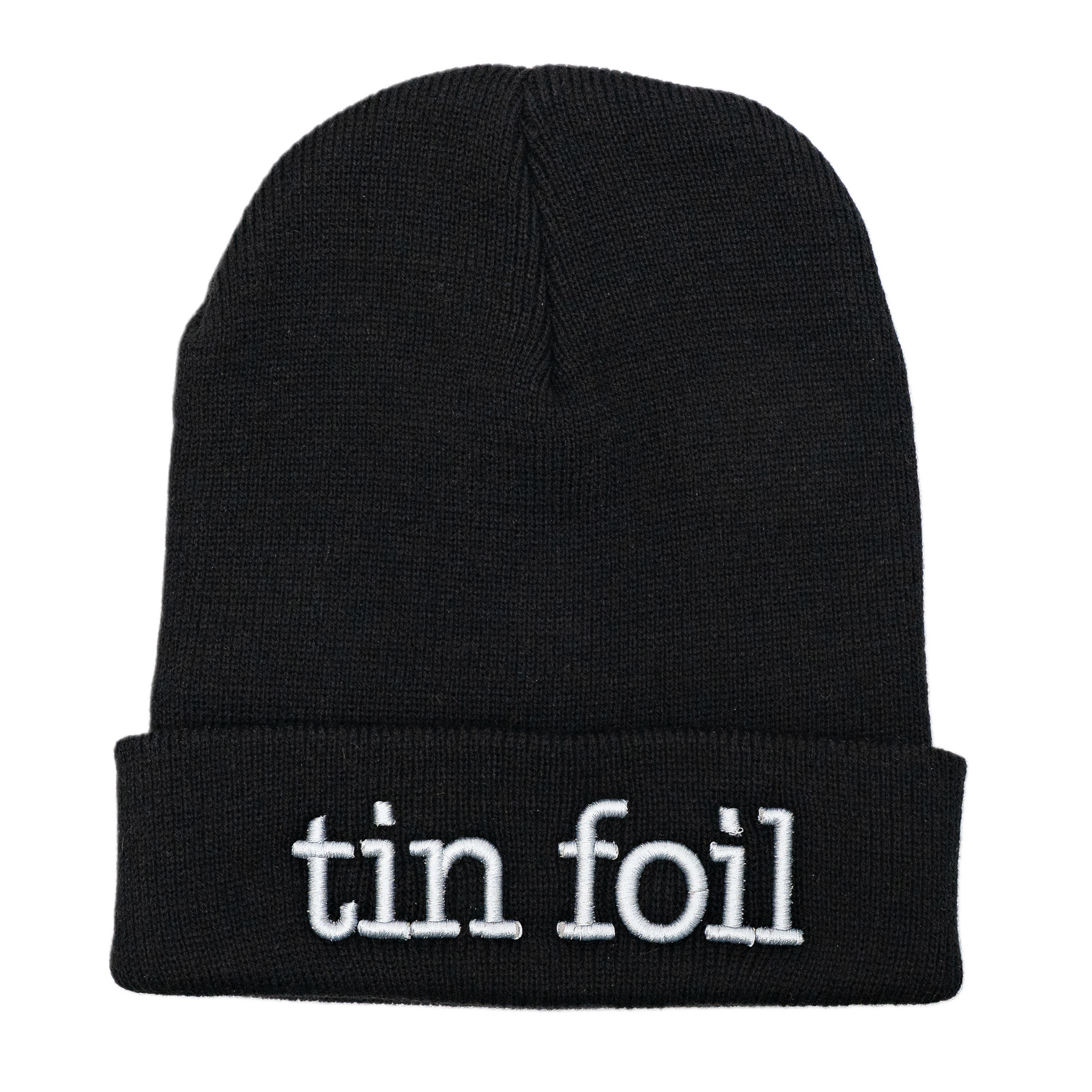 TIN FOIL HAT - Embroidered Conspiracy Beanie