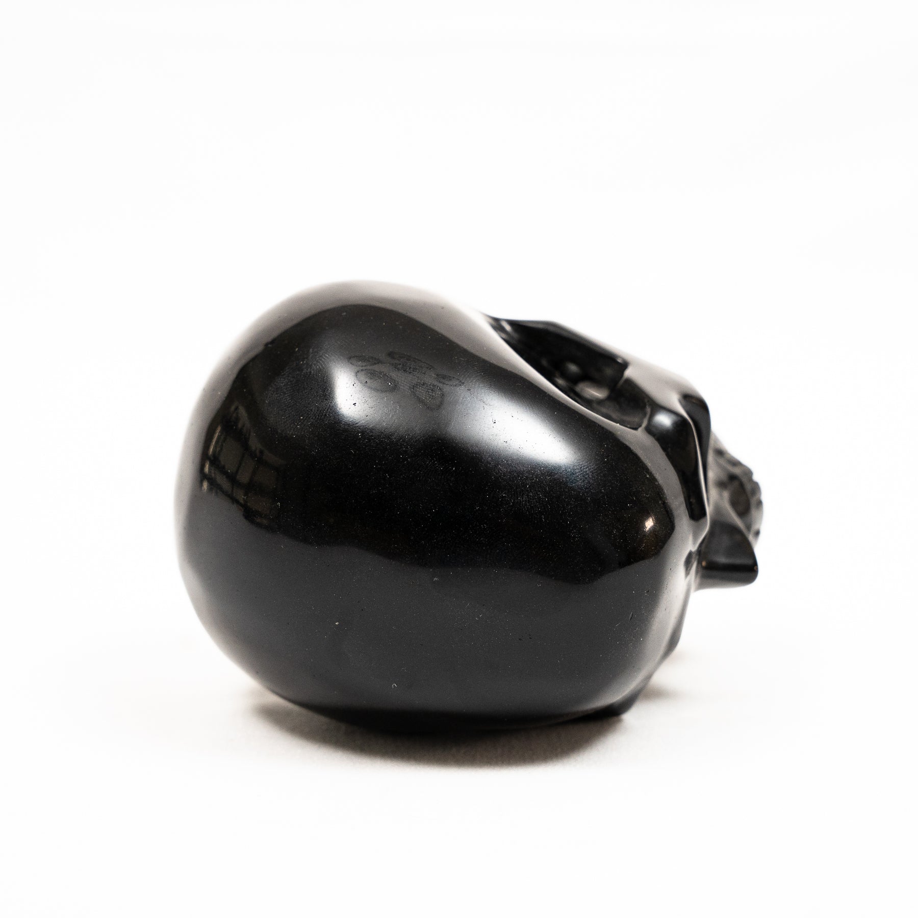 Gold Obsidian 4.5" Hand Carved Crystal Skull