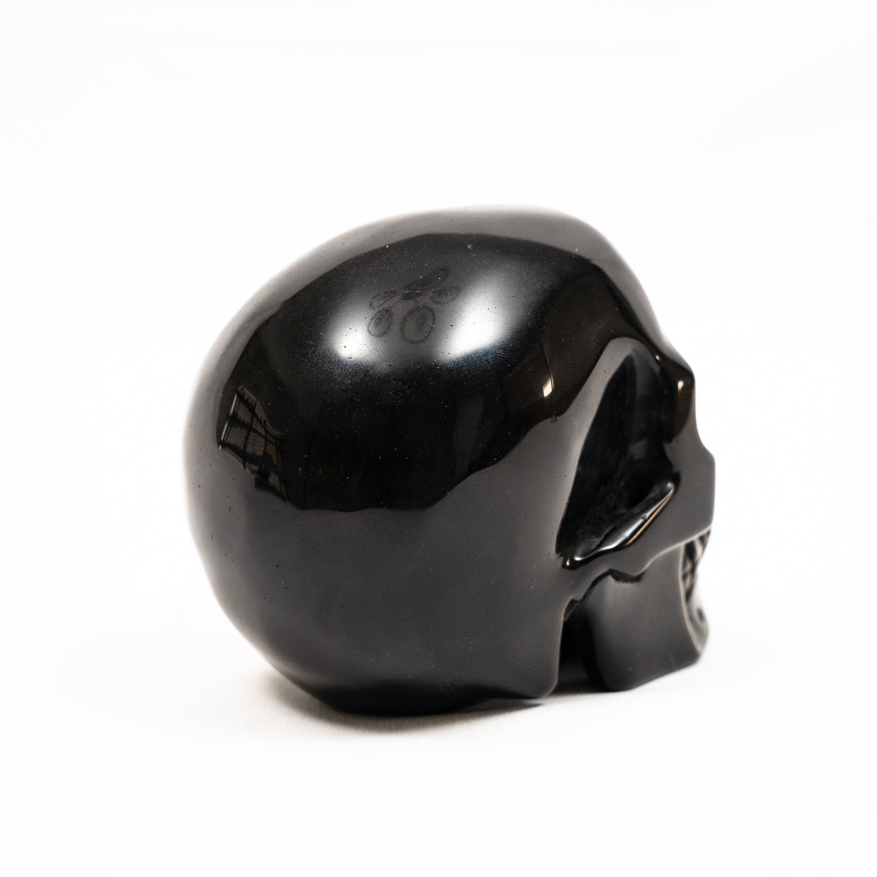 Gold Obsidian 4.5" Hand Carved Crystal Skull