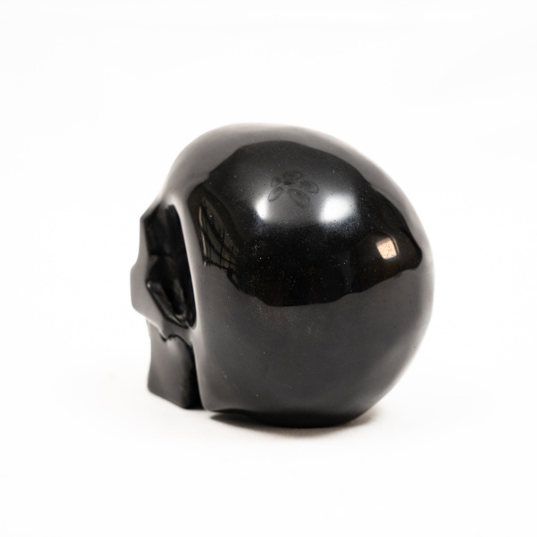 Gold Obsidian 4.5" Hand Carved Crystal Skull