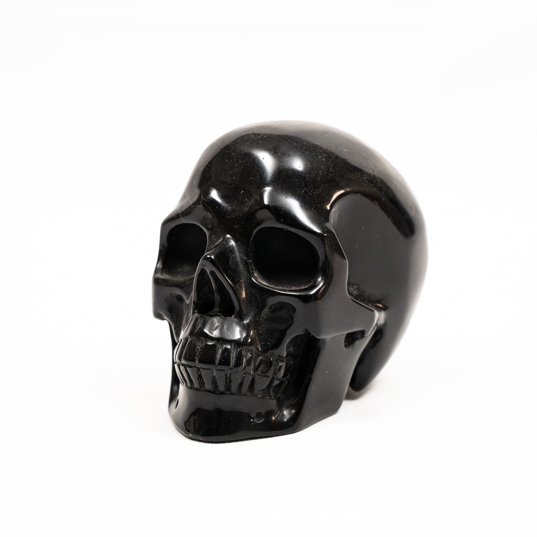 Gold Obsidian 4.5" Hand Carved Crystal Skull