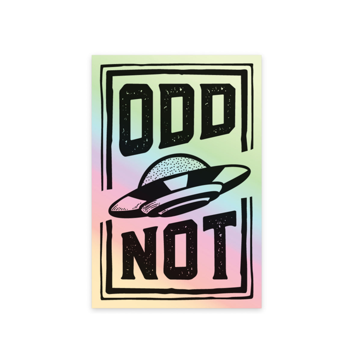 OddNot Holo Sticker