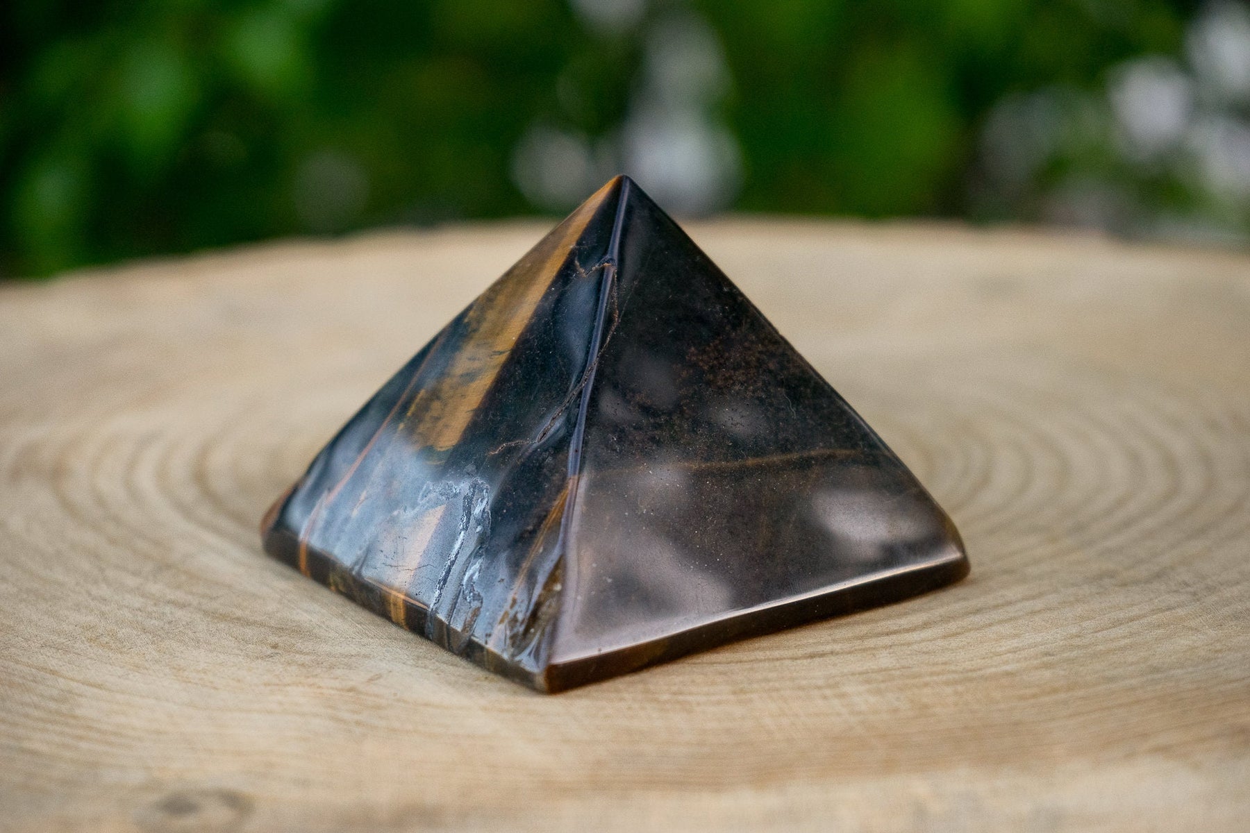 Tigers Eye - Eye of Providence 3.25" Crystal Pyramid