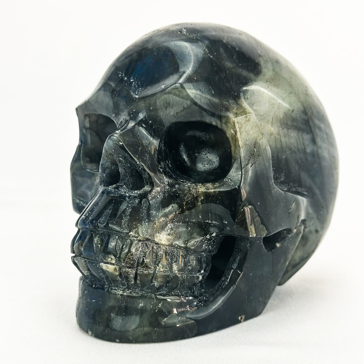 Labradorite Stone 4.25" Crystal Skull