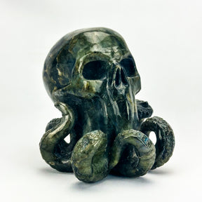 Cthulhu Idol Labradorite 5.5" Crystal Skull