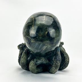 Cthulhu Idol Labradorite 5.5" Crystal Skull