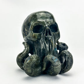 Cthulhu Idol Labradorite 5.5" Crystal Skull