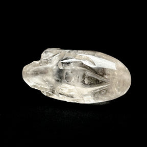 High Quality Smoky Quartz Elongated Mayan Alien Crystal Skull 4.75"
