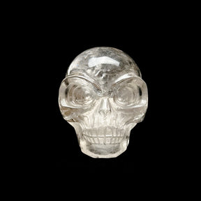 High Quality Smoky Quartz Elongated Mayan Alien Crystal Skull 4.75"