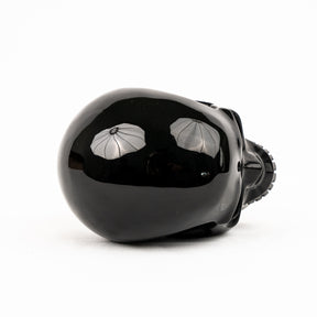 Black Obsidian Skull - Hand Carved 4.5" Large Crystal Skull