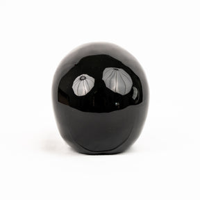 Black Obsidian Skull - Hand Carved 4.5" Large Crystal Skull