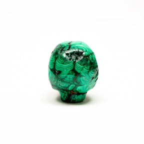 Malachite Crystal Alien - 2" Hand Carved Crystal Skull