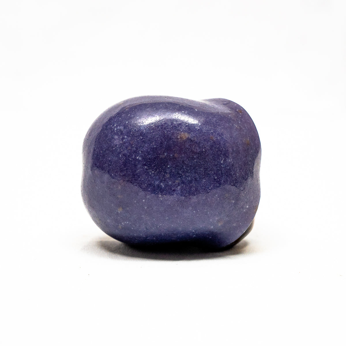 Purple Aventurine Crystal Alien with Tigers Eye - 3.5" Hand Carved Crystal Skull