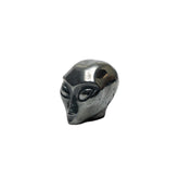 Hematite Crystal Alien - 2" Hand Carved Crystal Skull