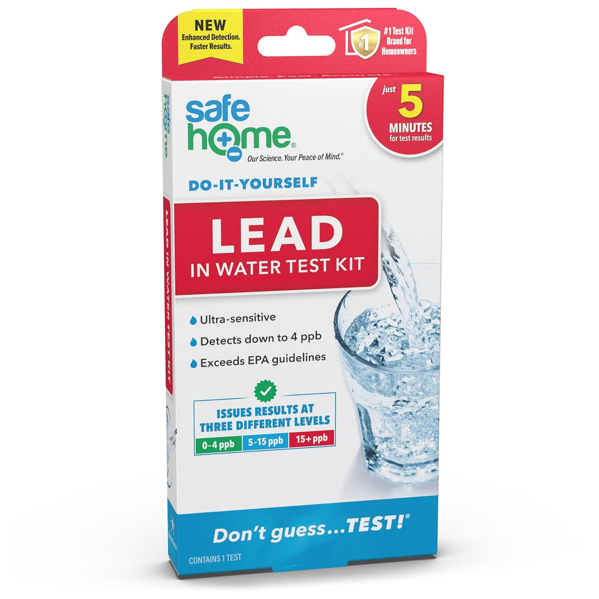DIY Lead Water Test Kit - Ultra Sensitive Home Water Lead Detection