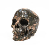 Galaxy Rhyolite (Que Sera) Crystal Skull - Hand Carved 3.5" Large Skull - RARE
