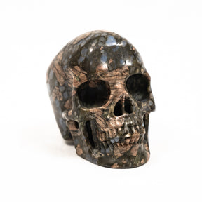 Galaxy Rhyolite (Que Sera) Crystal Skull - Hand Carved 3.5" Large Skull - RARE