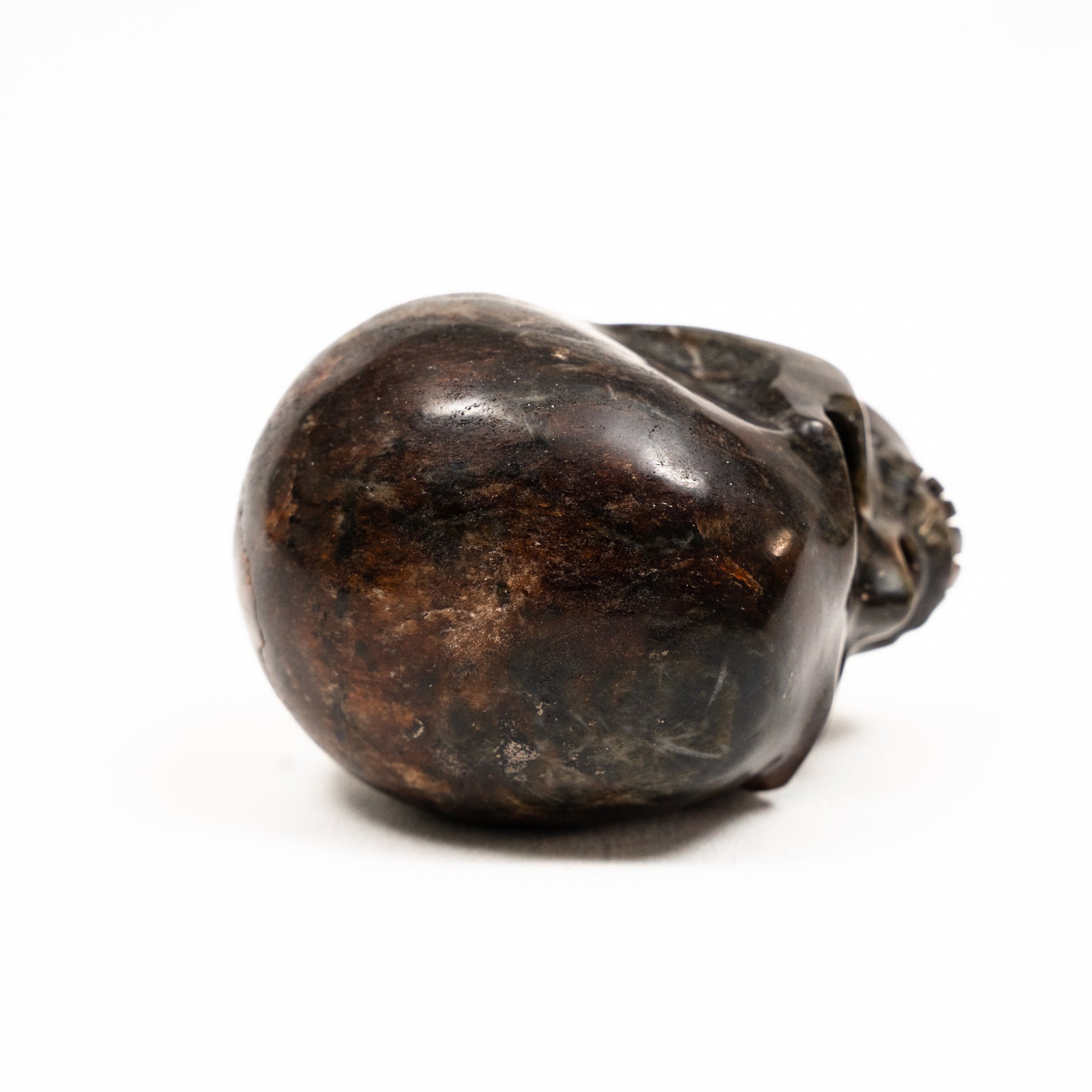 Garnet Crystal Skull - Hand Carved 3.75" Large Crystal Skull