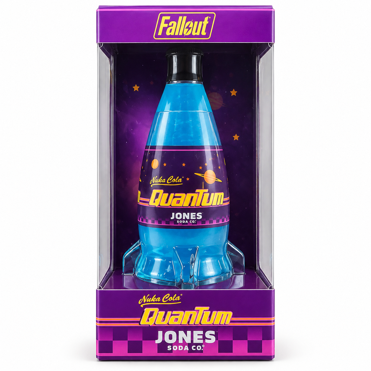 Fallout Nuka-Cola Quantum Glass Rocket Bottle + OddNot DIY Kit