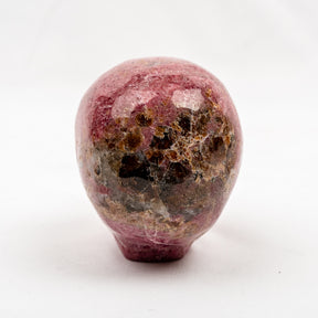 Rhodonite 3.75" Crystal Alien with Rose Quartz Eyes
