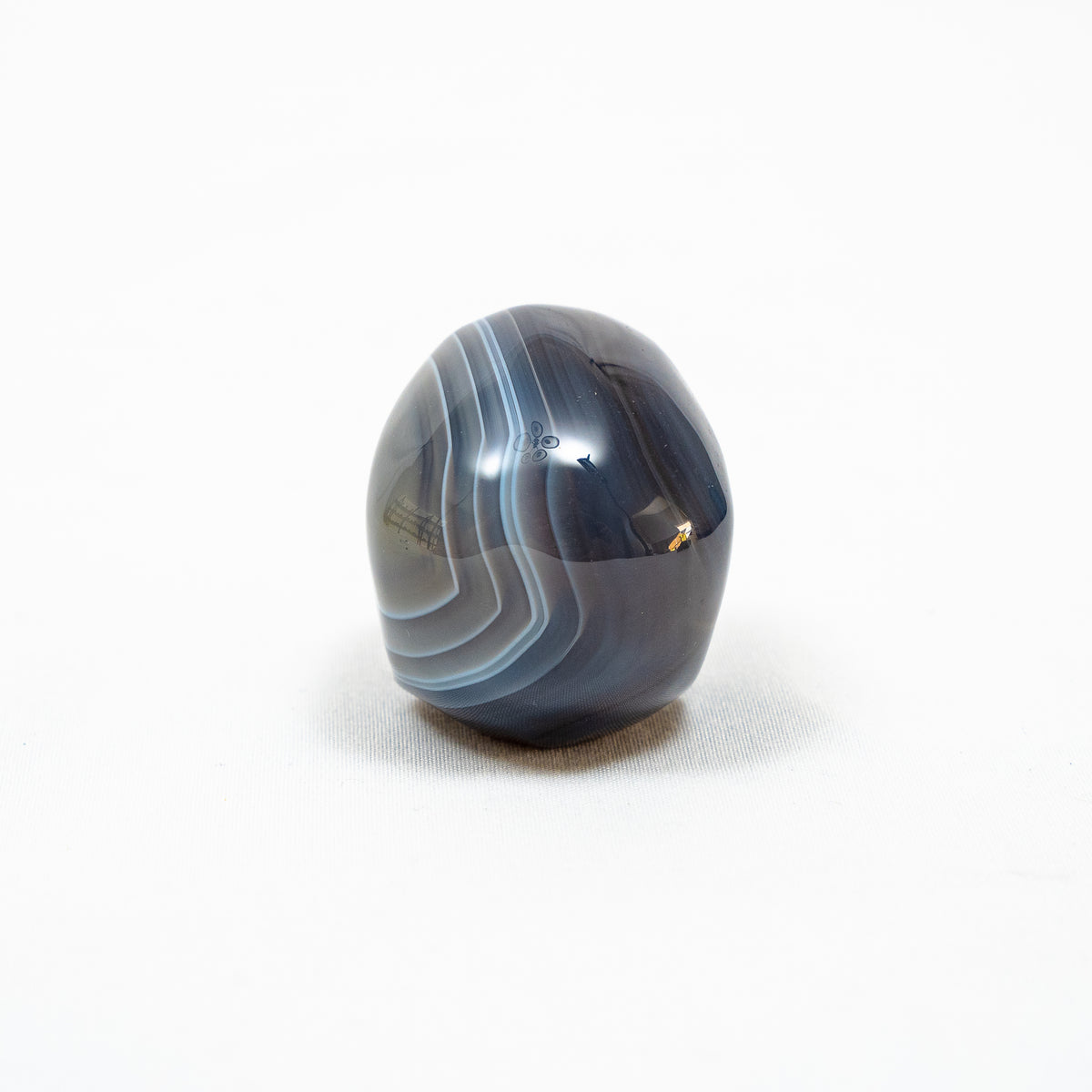 Agate Crystal Skull - Large Hand Carved 2" Reiki, Chakra Healing Crystal Skull Stone RARE