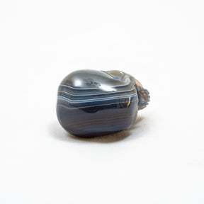 Agate Crystal Skull - Large Hand Carved 2" Reiki, Chakra Healing Crystal Skull Stone RARE
