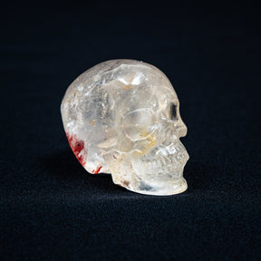 Smoky Quartz Crystal Skull - Hand Carved 2.5" Reiki Chakra Healing Crystal Skull Stones