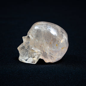 Smoky Quartz Crystal Skull - Hand Carved 2.5" Reiki Chakra Healing Crystal Skull Stones