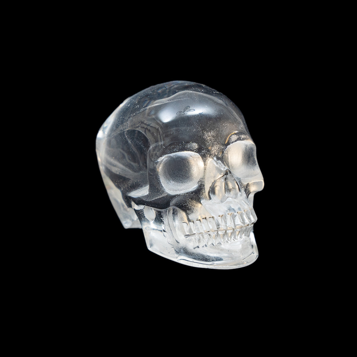 High Quality Clear Quartz Crystal Skull - Hand Carved 2.5" Reiki Chakra Healing Crystal Skull Stones