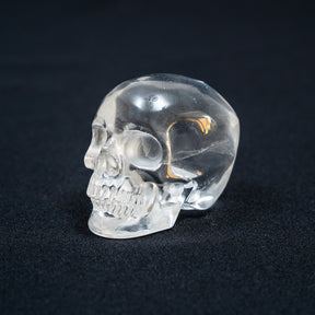 High Quality Clear Quartz Crystal Skull - Hand Carved 2.5" Reiki Chakra Healing Crystal Skull Stones