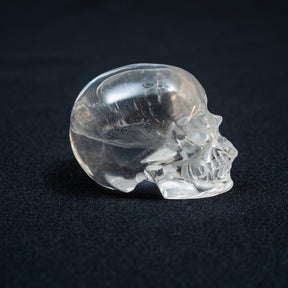 High Quality Clear Quartz Crystal Skull - Hand Carved 2.5" Reiki Chakra Healing Crystal Skull Stones