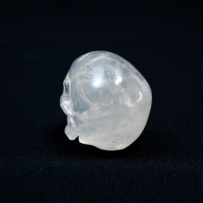 Smoky Quartz Crystal Skull - Hand Carved 2.5" Reiki Chakra Healing Crystal Skull Stones
