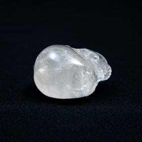 Smoky Quartz Crystal Skull - Hand Carved 2.5" Reiki Chakra Healing Crystal Skull Stones