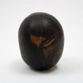 Black Ebony Wood Skull - Large 5.5" Hand Carved Human Skull Replica Skeleton Head