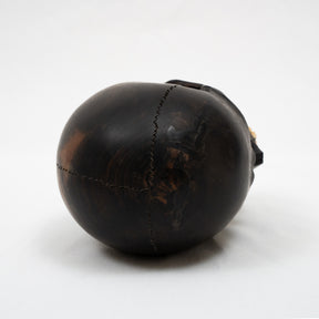 Black Ebony Wood Skull - Large 5.5" Hand Carved Human Skull Replica Skeleton Head