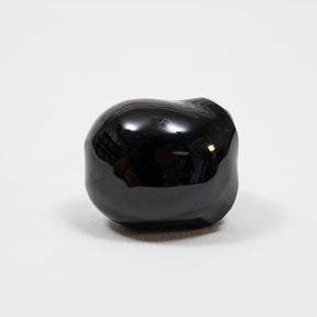Black Obsidian Mini Crystal Alien w/ Labradorite Eyes - Hand Carved 2" Healing Crystal Reiki Chakra Star Being Stone
