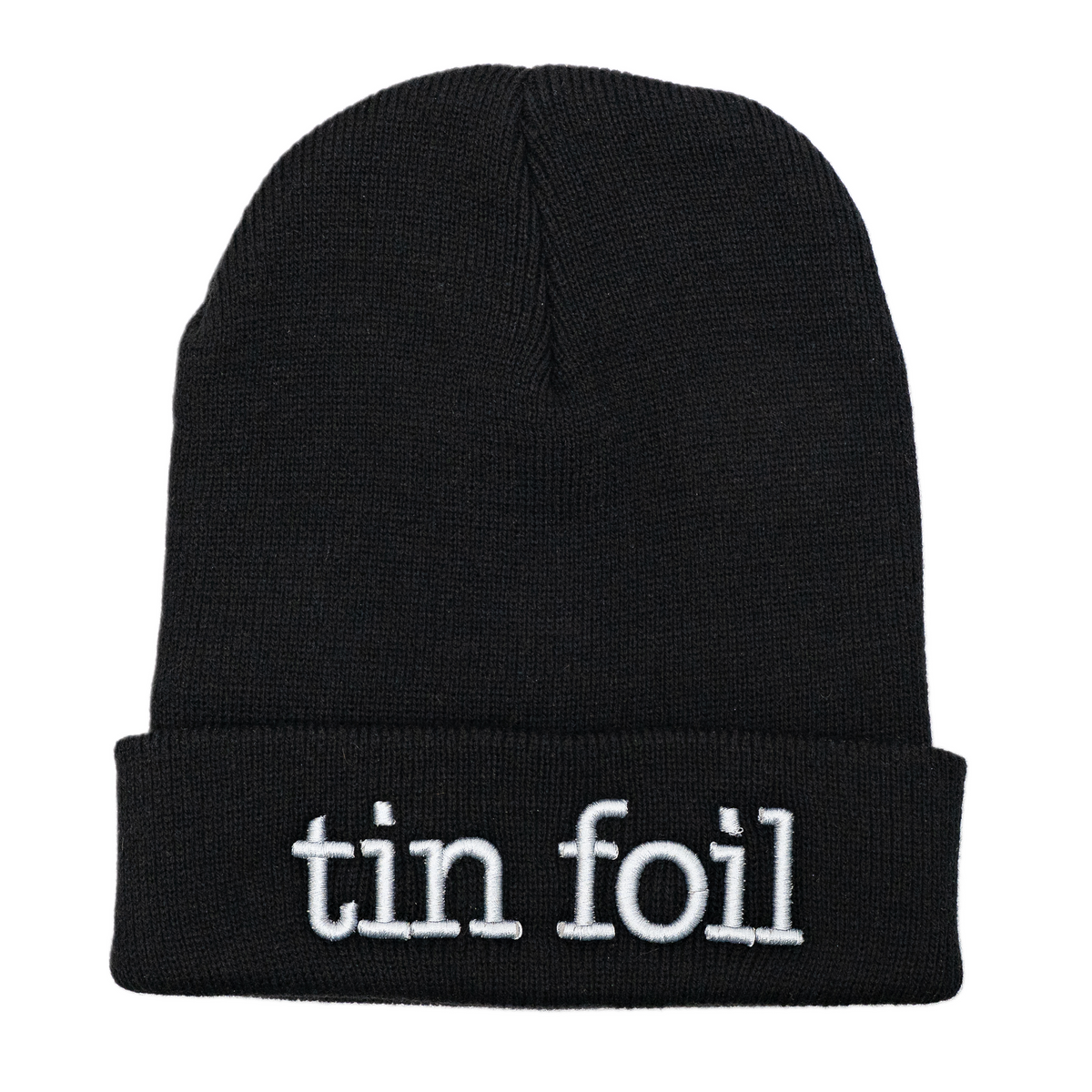 TIN FOIL HAT - Embroidered Conspiracy Beanie