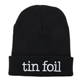 TIN FOIL HAT - Embroidered Conspiracy Beanie