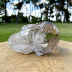 AAA Grade High Quality Clear Quartz 6" Crystal Skull - RARE