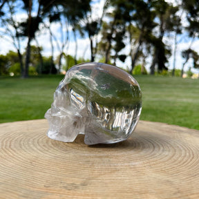 AAA Grade High Quality Clear Quartz 6" Crystal Skull - RARE